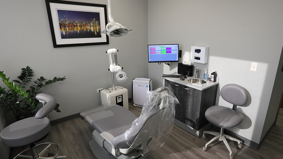 Modern treatment room